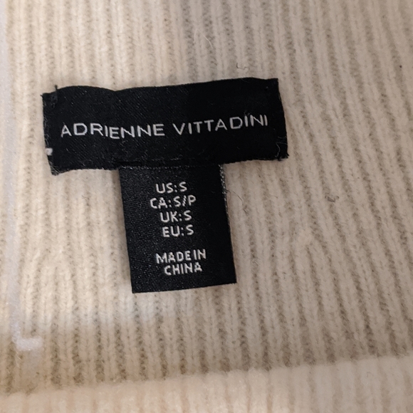 Adrienne Vittadini Wool Ivory Mini Skirt - Picture 4 of 6